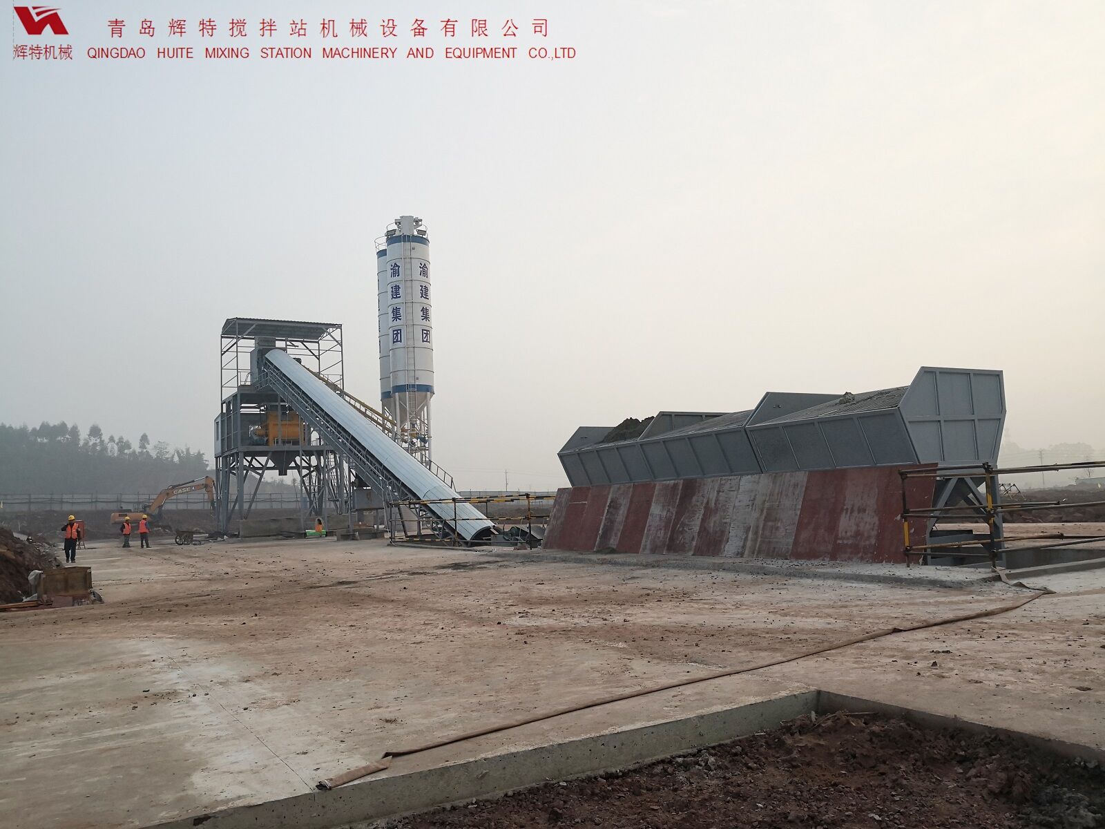 輝特混凝土攪拌站HZS120---保障工作人員安全,實現模塊化理念 輝特混凝土攪拌站HZS120---保障工作人員安全,實現模塊化理念